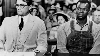 Fotograma de Matar a un ruiseñor, con Gregory Peck y Brock Peters. / To Kill a Mockingbird