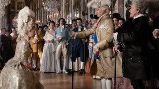 Jeanne du Barry (Ma&iuml;wenn) and Johnny Depp (Louis XV) in Jeanne du Barry &copy; St&eacute;phanie Branchu - Why Not Productions