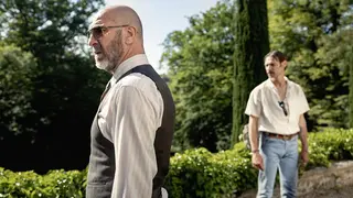 Eric Cantona durante la pel&iacute;cula francesa Alias