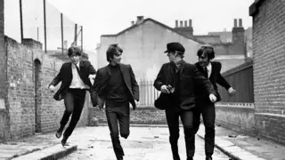 The Beatles en A Hard Day's Night. / RRSS
