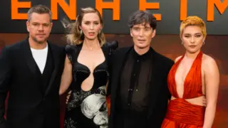 Matt Damon, Emily blunt, Cillian Murphy y Florence Pugh. / RRSS