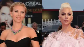 Lady Gaga y Scarlett Johanson. / RRSS