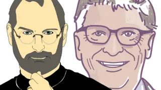 Steve Jobs y Bill Gates. / Pixabay