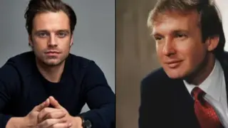 Sebastian Stan y el joven Donald Trump. / RR SS