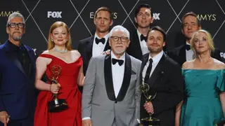 El elenco de Succession, serie ganadora en la noche de los Emmy. / RR SS.
