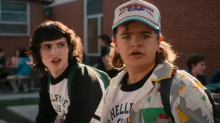 Finn Wolfhard y Gaten Matarazzo en Stranger Things. / Netflix