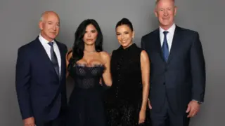 Jeff Bezos y Eva Longoloria. / RRSS