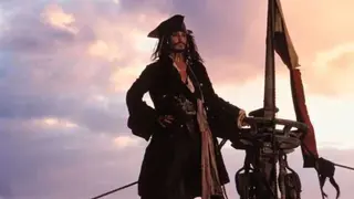 Johnny Depp encarnando al capit&aacute;n Jack Sparrow. / Productora