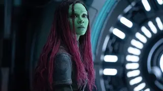 Zoe Saldaña interpretando a Gamora. / IMDb