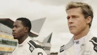 Brad Pitt en F1. / RRSS