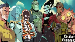 The Creature Commandos, p&oacute;ster. / RR SS