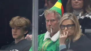 Will Ferrell como Elf. / Philadelphia Flyers
