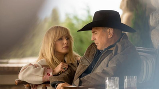 Kevin Costner y Kelly Reilly en Yellowstone (2018) / IMDb