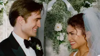 Zendaya y Robert Pattinson en The Drama. / A24.