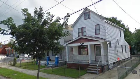 La casa donde estuvieron secuestradas las j&oacute;venes, en Cleveland (Ohio, EE UU).