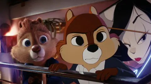 Im&aacute;gen oficial de la nueva cinta Chip y Dale al rescate. / Disney Plus