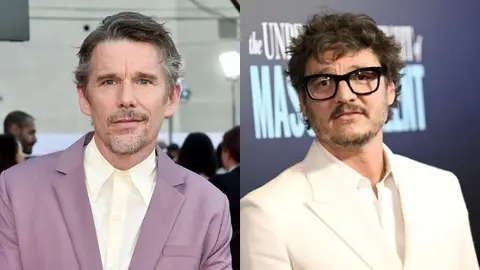 Ethan Hawke y Pedro Pascal, actores. / RRSS.