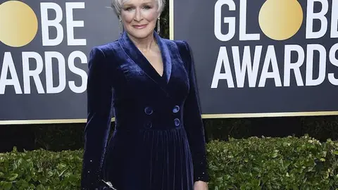 Glenn Close en la alfombra roja de los Globos de Oro del 2020  / Globos de Oro