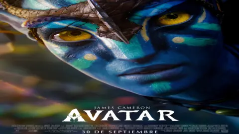 P&oacute;ster promocional del reestreno de Avatar. / Disney