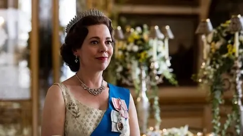 Olivia Colman en The Crown.