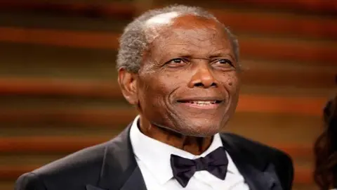 Sidney Poitier, actor.  Infobae