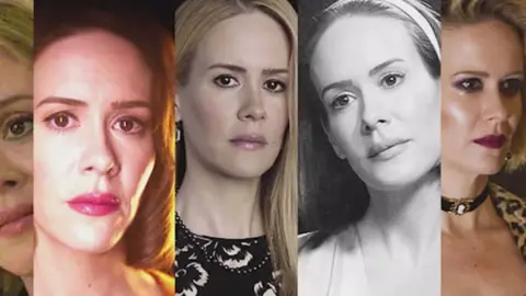Sarah Paulson apareci&oacute; en 9 de las 11 temporadas. / AHS Wiki