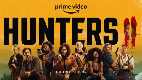 Banner oficial de Hunters season 2. / Prime Video