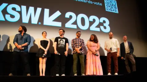 El reparto de Self Reliance en SXSW. / RRSS