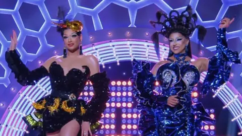 Valentina y Lolita Banana en Drag Race M&eacute;xico. / RRSS