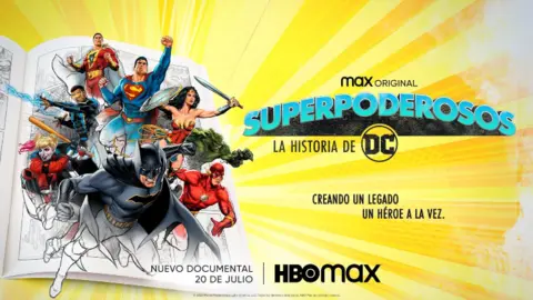 Banner de Superpowered: La historia de DC. / HBO Max