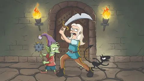 Disenchantment de Matt Groening./ Netflix
