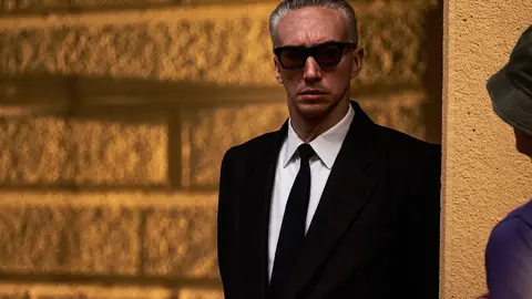 Adam Driver en la pel&iacute;cula Ferrari./ RRSS