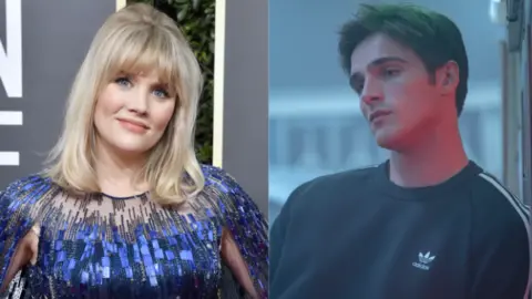 Emerald Fennell y Jacob Elordi como Nate Jacobs en Euphoria. / RR SS