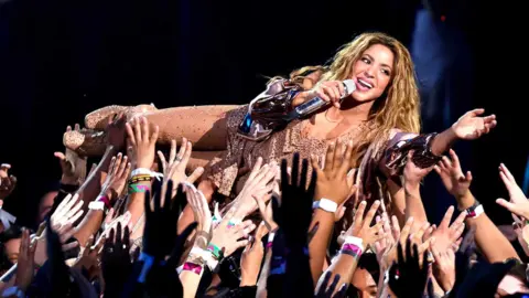 Shakira en MVAS 2023. / RRSS