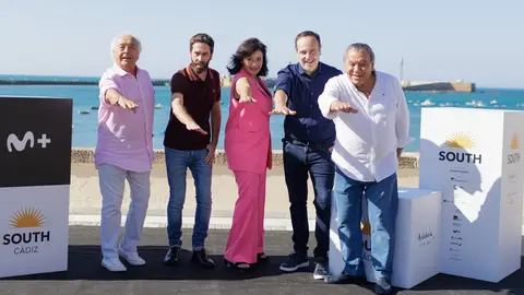 Premiaci&oacute;n de la serie Macarena en South International Series Festival de C&aacute;diz./ Movistar Plus