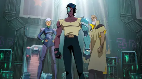 Captain Laserhawk: A Blood Dragon Remix. / Netflix