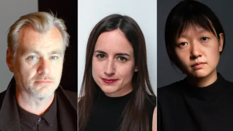 Christopher Nolan, Maite Alberdi y Celine Song. / Sundance