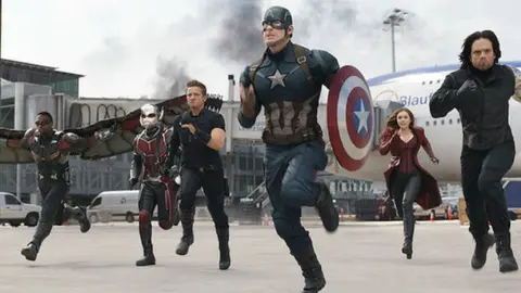 Captain America Civil War de Marvel Studios. / RR SS