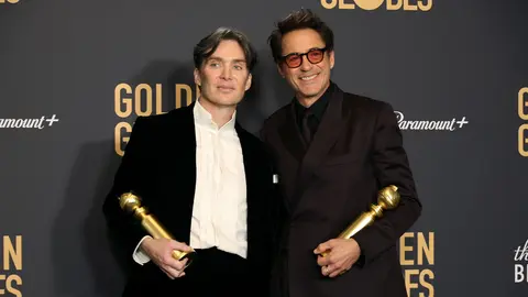 Cillian Murphy y Robert Downey Jr. en los Globos de Oro 2024./ RR SS