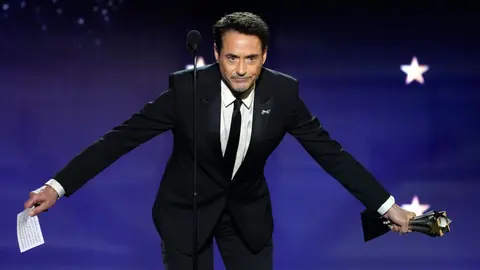 Robert Downey Jr en los Critics Choice Awards./ RR SS