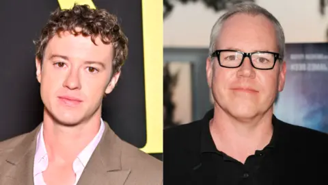 Joseph Quinn y Bret Easton Ellis. / RRSS