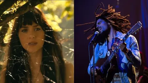 Madame Web y Bob Marley: One Love. / Im&aacute;genes de IMDb