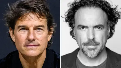 Tom Cruise y Alejandro Gonz&aacute;lez I&ntilde;&aacute;rritu. / RRSS