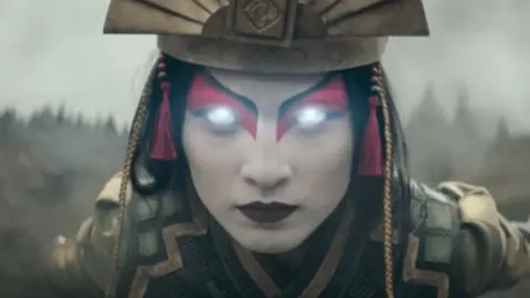 Kyoshi en Avatar. / Netflix