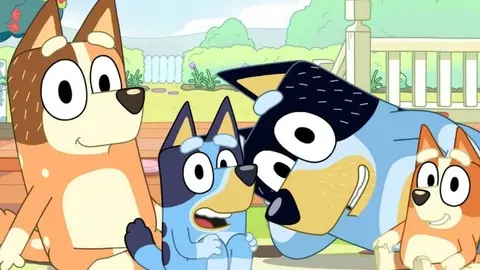 Bluey, serie. / IMDb