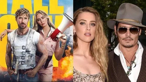 El especialista, Amber Heard y Johnny Depp. / Im&aacute;genes de RR.SS