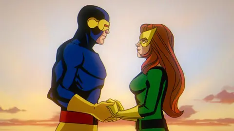 C&iacute;clope y Jean Grey en el final de X-Men&acute;97. / RR SS