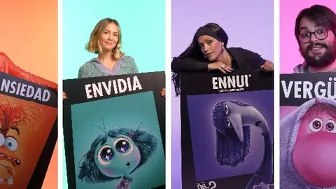 Del Revés 2, actores de doblaje. / Disney.es