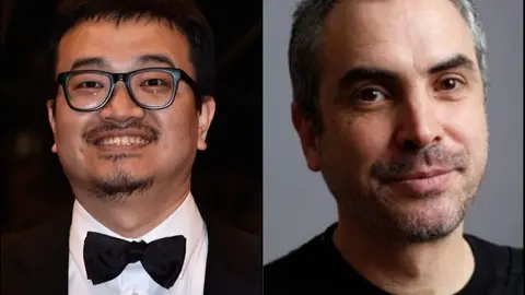 Yeon Sang-ho y Alfonso Cuarón. / Im&aacute;genes de IMDb