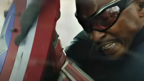 Anthony Mackie en Capit&aacute;n Am&eacute;rica: un nuevo mundo. / RRSS